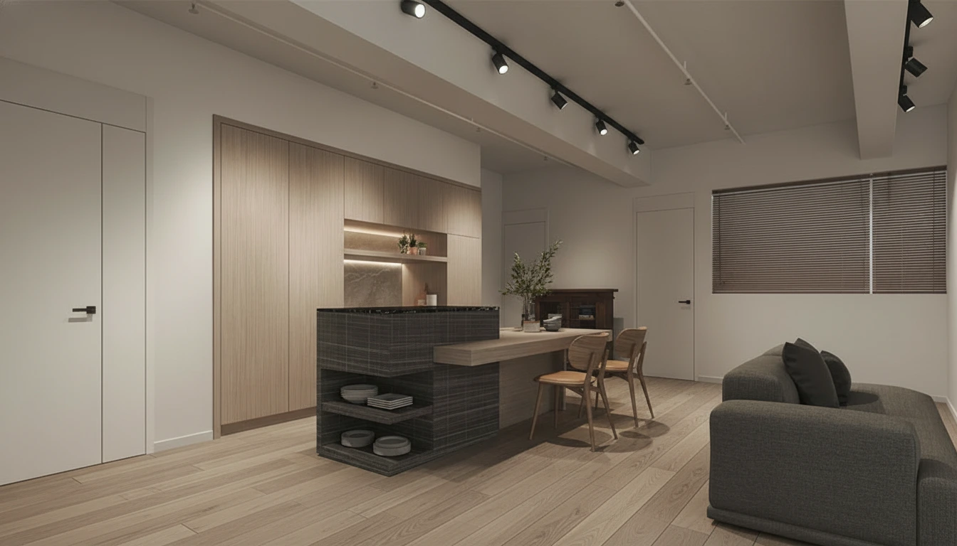 Change the flooring to wood tile flooring