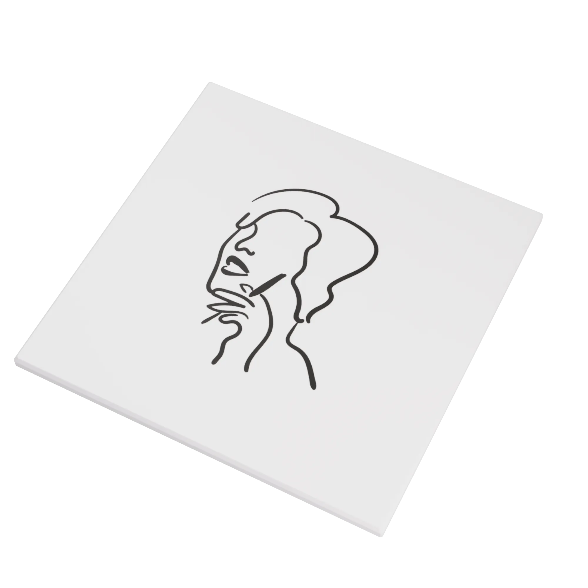 Alma, a Glazed Tile by Ceragni