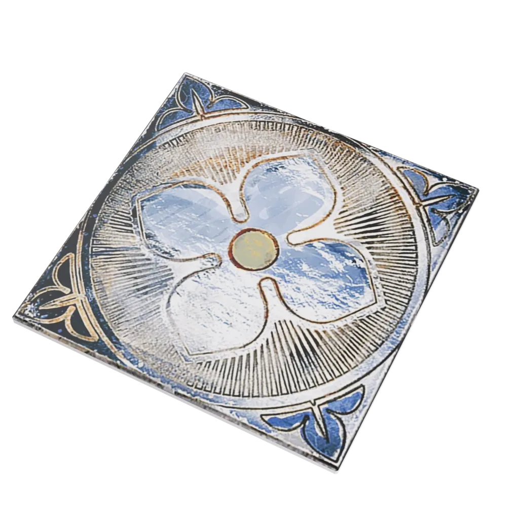 Celta, a Glazed Tile by Ceragni