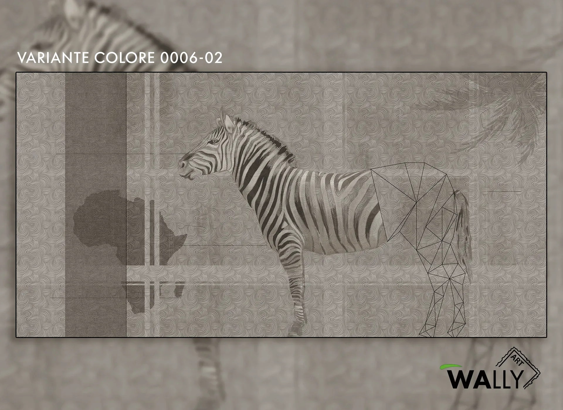 AFRICA, a Non-Woven Wallpaper by WallyArt